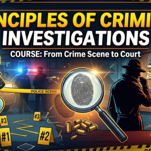 Principles of Criminal Investigations Course -