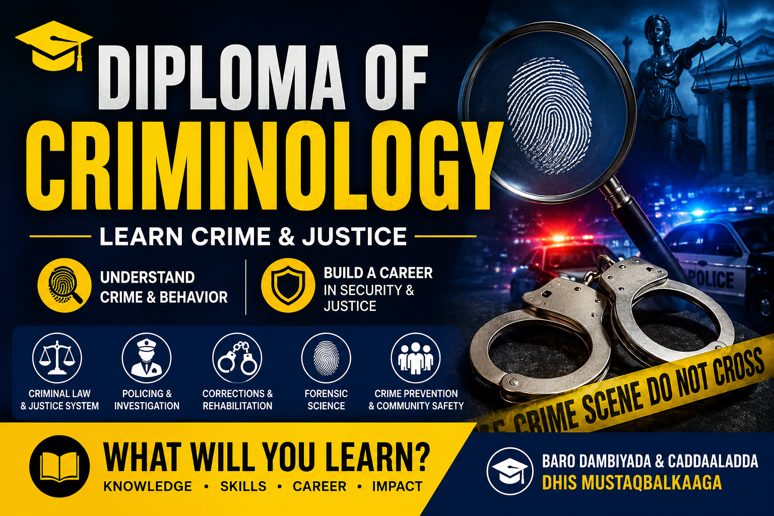 Diploma of Criminology –
