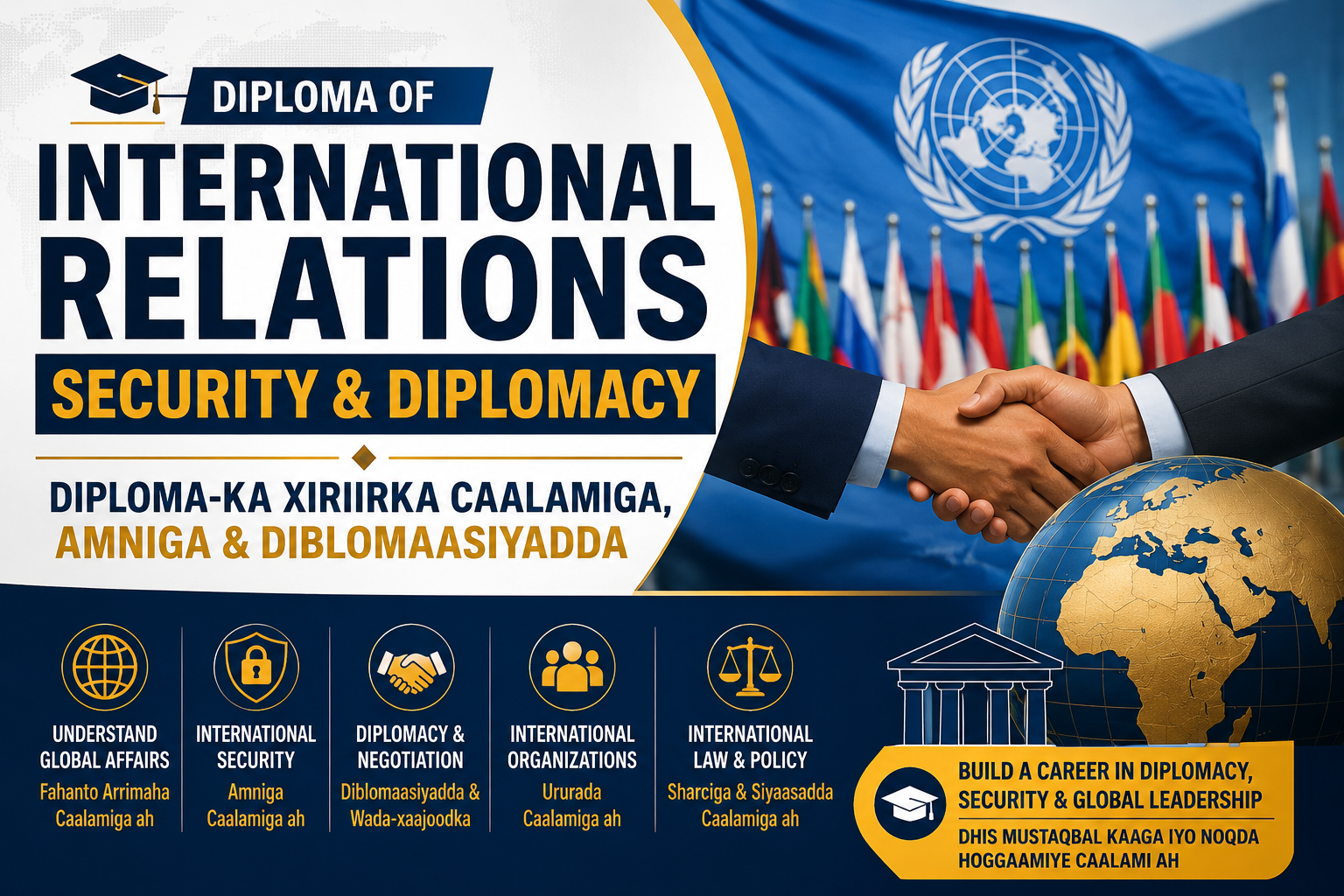 Diploma of International Relations Security & Diplomacy –