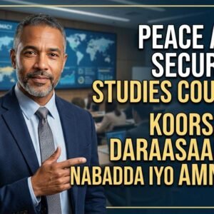 Peace and Security Studies Course - Koorsada Daraasaadka Nabadda iyo Amniga
