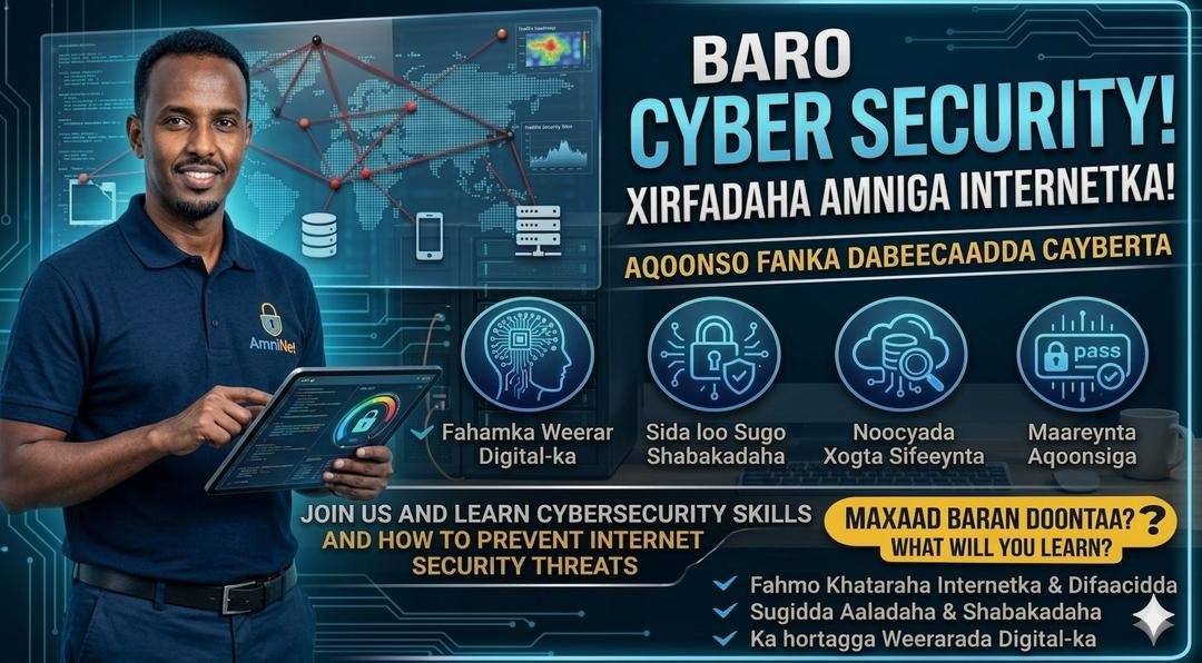 Cyber Security Skills Course – Koorsada Xirfadaha Amniga Internetka